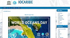 Desktop Screenshot of iocaribe.ioc-unesco.org