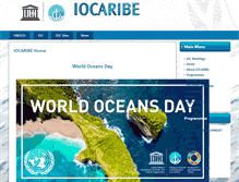 Tablet Screenshot of iocaribe.ioc-unesco.org